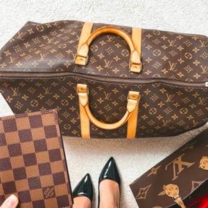 Louis Vuitton Keepall 60 travel duffel bag tote
